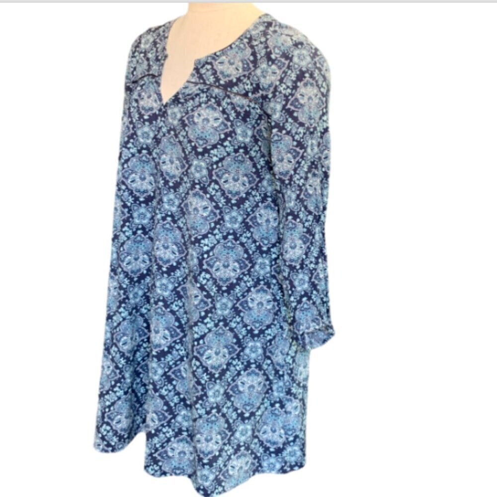 American Eagle Outfitters Shift Dress BOHO Peasant Long Sleeve Sz M #16G